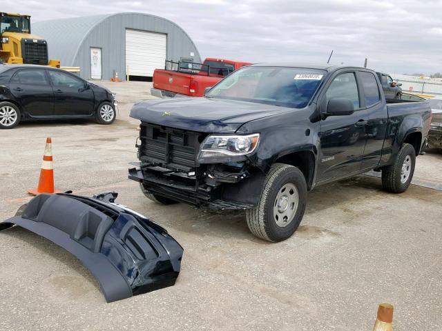 1GCHSBEA1K1239449 - 2019 CHEVROLET COLORADO BLACK photo 2