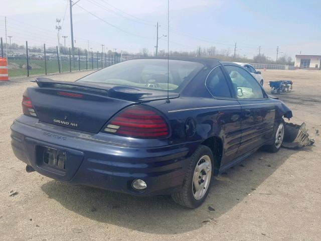 1G2NE12T0YM820141 - 2000 PONTIAC GRAND AM S BLUE photo 4