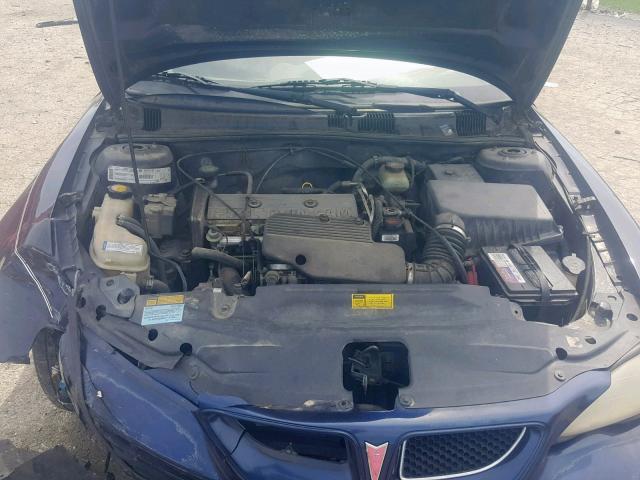 1G2NE12T0YM820141 - 2000 PONTIAC GRAND AM S BLUE photo 7