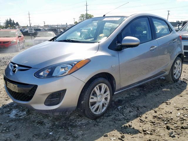 JM1DE1KZ5E0173136 - 2014 MAZDA MAZDA2 SPO 银色 照片 2