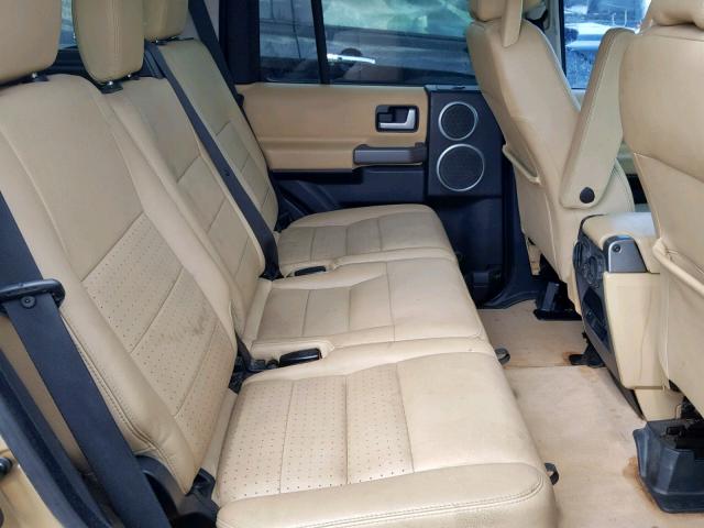 SALAA25415A304862 - 2005 LAND ROVER LR3 GOLD photo 6