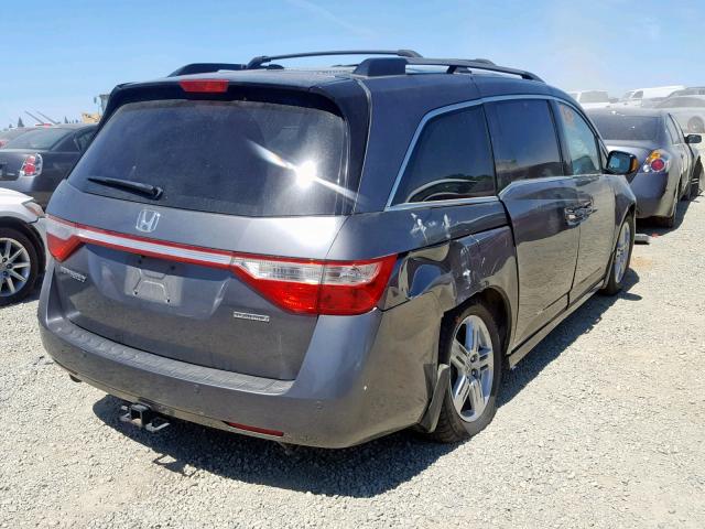 5FNRL5H96CB110006 - 2012 HONDA ODYSSEY TO GRAY photo 4