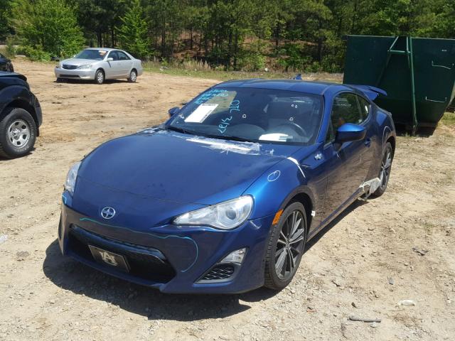 JF1ZNAA14D2727423 - 2013 TOYOTA SCION FR-S BLUE photo 2