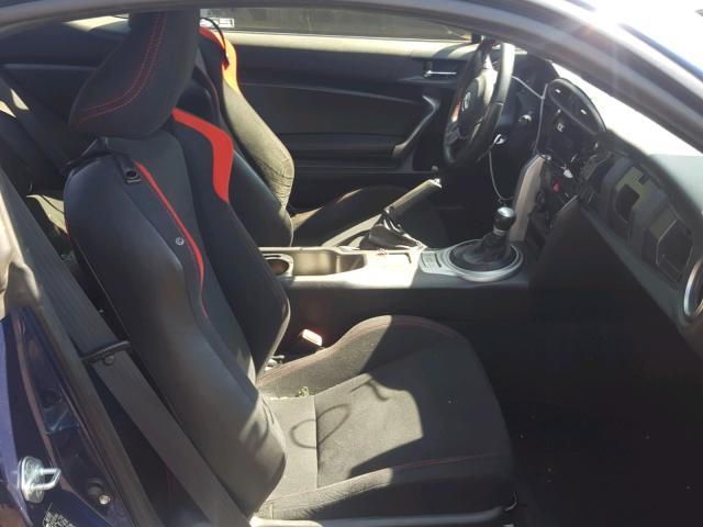 JF1ZNAA14D2727423 - 2013 TOYOTA SCION FR-S BLUE photo 5