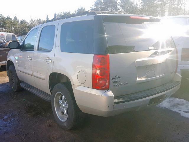 1GKFK13097J289829 - 2007 GMC YUKON TAN photo 3