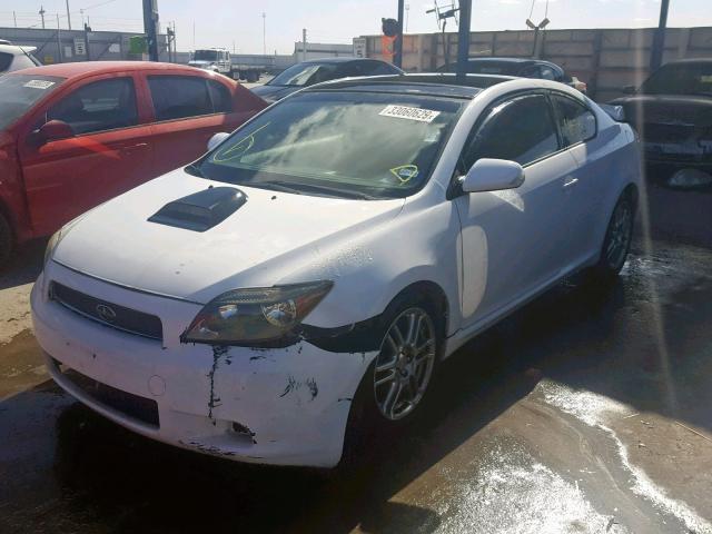 JTKDE167X80259144 - 2008 TOYOTA SCION TC თეთრი ფოტო 2