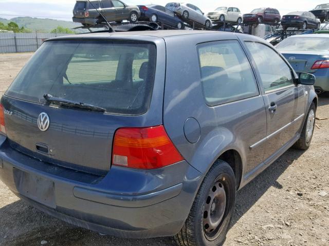 9BWBL61J344022007 - 2004 VOLKSWAGEN GOLF GL BLUE photo 4