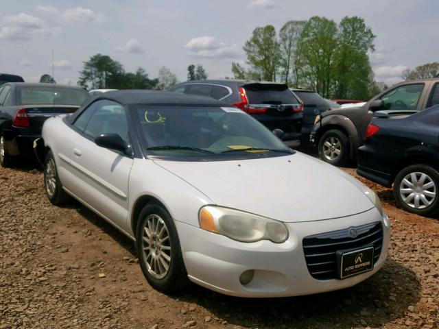 1C3EL55R26N189042 - 2006 CHRYSLER SEBRING TO WHITE photo 1