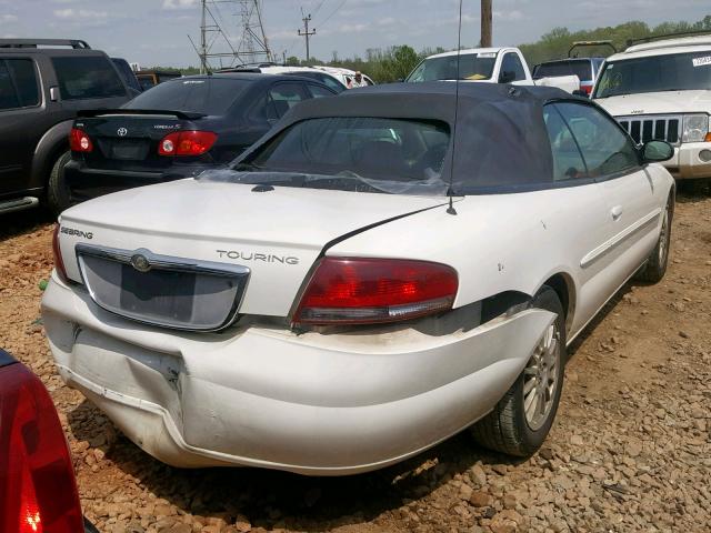 1C3EL55R26N189042 - 2006 CHRYSLER SEBRING TO WHITE photo 4