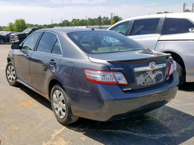 4T1BB3EK1BU142069 - 2011 TOYOTA CAMRY HYBR CHARCOAL photo 3