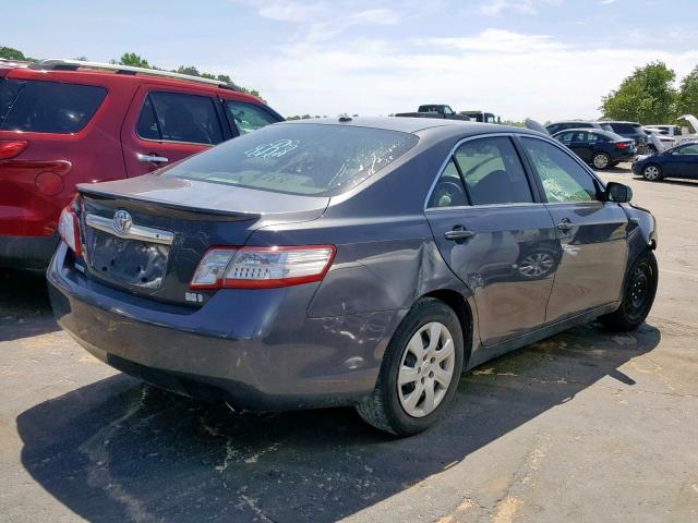 4T1BB3EK1BU142069 - 2011 TOYOTA CAMRY HYBR CHARCOAL photo 4