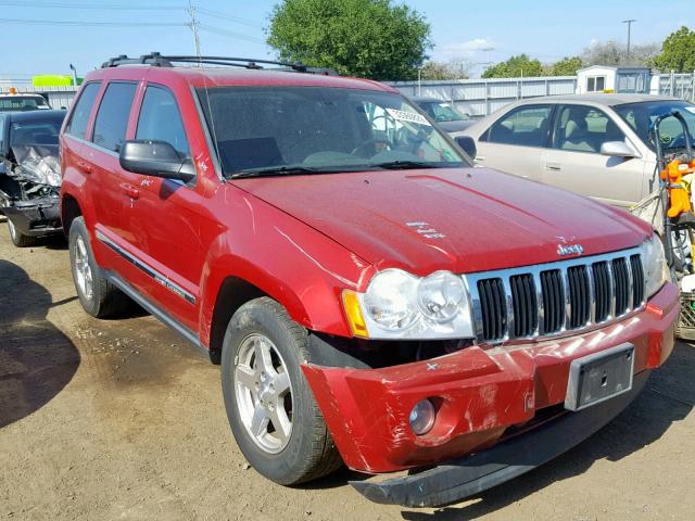 1J8HS58N46C113041 - 2006 JEEP GRAND CHER MAROON photo 1