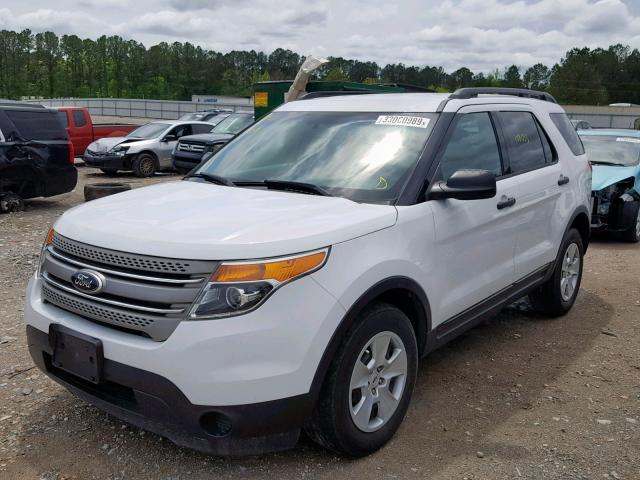 1FM5K7B82DGA68028 - 2013 FORD EXPLORER WHITE photo 2