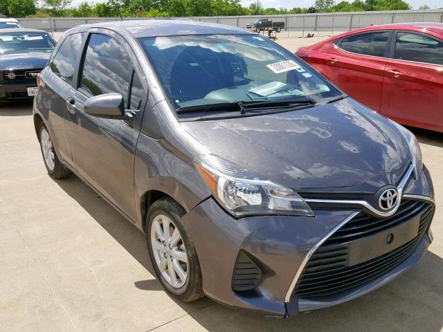 VNKJTUD36GA057127 - 2016 TOYOTA YARIS L GRAY photo 1