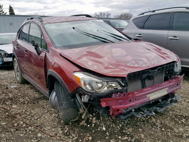 JF2GPAGC8E8231125 - 2014 SUBARU XV CROSSTR MAROON photo 1