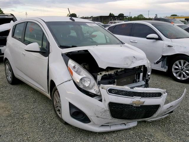 KL8CD6S94EC434243 - 2014 CHEVROLET SPARK 1LT WHITE photo 1