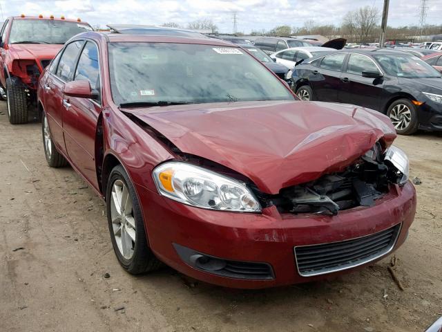 2G1WU583789217033 - 2008 CHEVROLET IMPALA LTZ RED photo 1