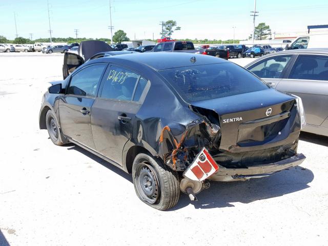 3N1AB61E69L658016 - 2009 NISSAN SENTRA 2.0 BLACK photo 3