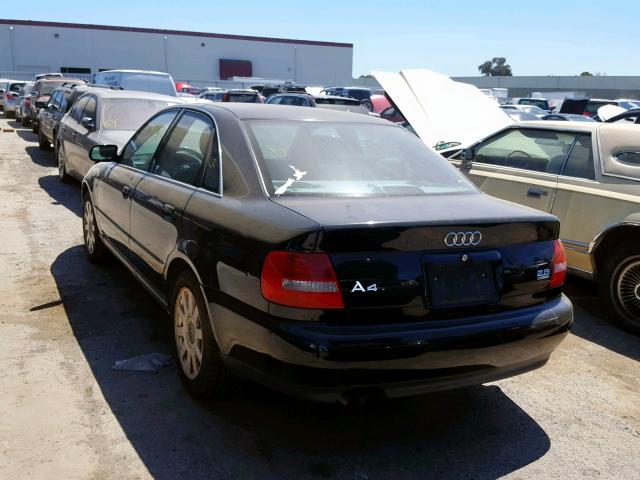 WAUDH68D01A056324 - 2001 AUDI A4 2.8 QUA BLACK photo 3