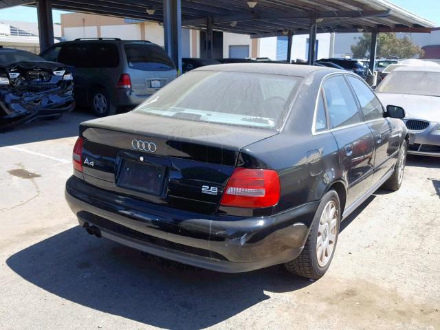 WAUDH68D01A056324 - 2001 AUDI A4 2.8 QUA BLACK photo 4