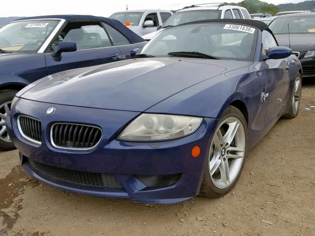 5UMBT93597LY53562 - 2007 BMW M ROADSTER BLUE photo 2