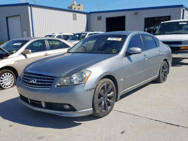 JNKAY01E36M112962 - 2006 INFINITI M35 BASE GRAY photo 2