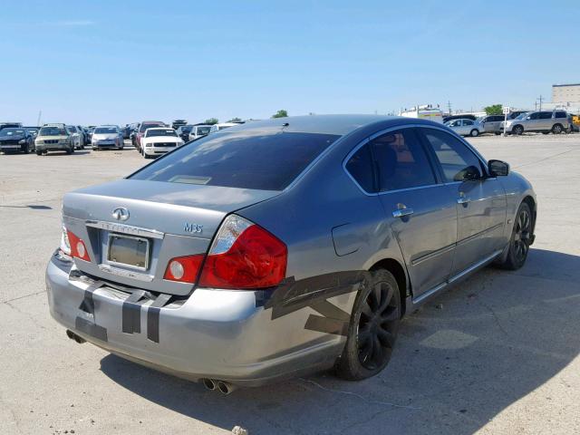 JNKAY01E36M112962 - 2006 INFINITI M35 BASE GRAY photo 4