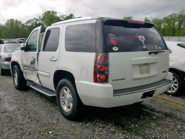 1GKEC638X8J250745 - 2008 GMC YUKON DENA WHITE photo 3