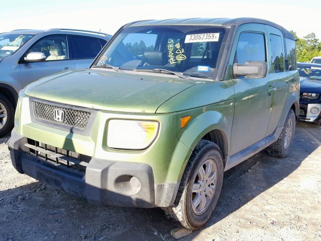 5J6YH28736L013464 - 2006 HONDA ELEMENT EX GREEN photo 2