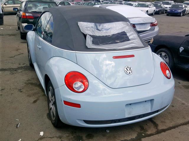 3VWRF31Y96M312882 - 2006 VOLKSWAGEN NEW BEETLE Mavi foto 3