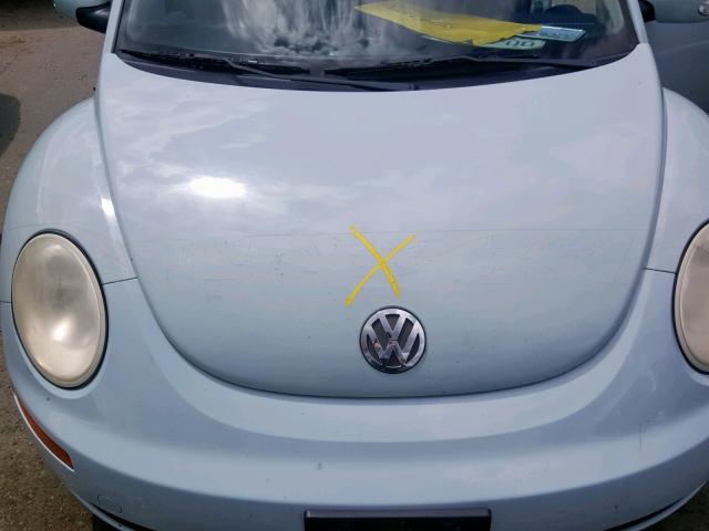 3VWRF31Y96M312882 - 2006 VOLKSWAGEN NEW BEETLE Mavi foto 7