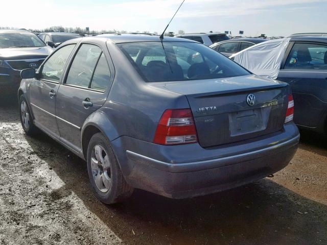 3VWSK69M54M004797 - 2004 VOLKSWAGEN JETTA GLS GRAY photo 3