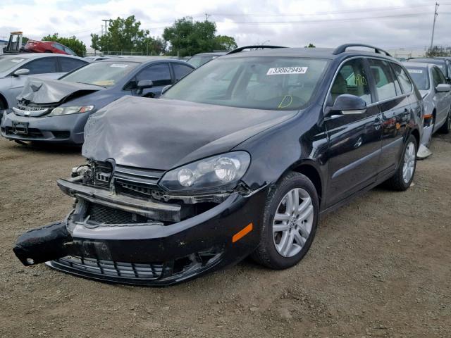 3VWML8AJ4BM614402 - 2011 VOLKSWAGEN JETTA TDI BLACK photo 2