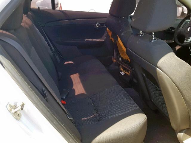 1G1ZC5E04CF195941 - 2012 CHEVROLET MALIBU 1LT WHITE photo 6