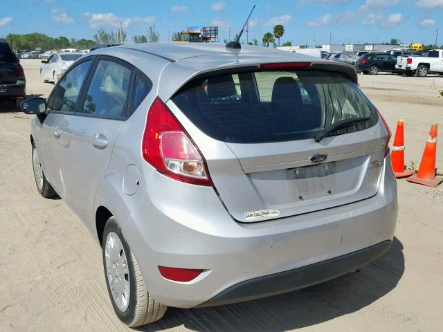 3FADP4TJXGM169707 - 2016 FORD FIESTA S SILVER photo 3