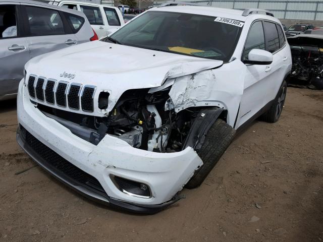 1C4PJLDB3KD300488 - 2019 JEEP CHEROKEE L WHITE photo 2