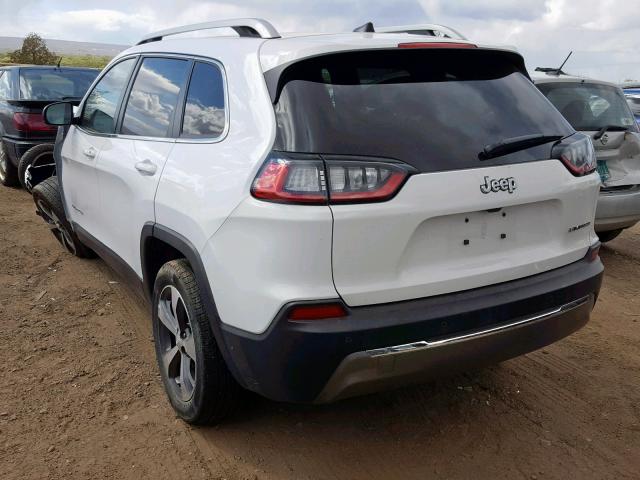 1C4PJLDB3KD300488 - 2019 JEEP CHEROKEE L WHITE photo 3