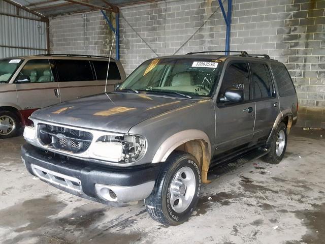 1FMZU74E5YZB72375 - 2000 FORD EXPLORER E GREEN photo 2