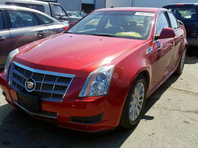 1G6DF5EG7A0125486 - 2010 CADILLAC CTS LUXURY RED photo 2