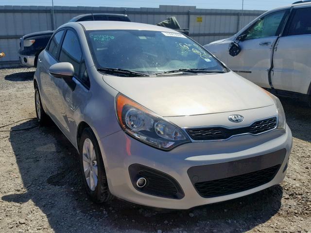 KNADN5A39D6209567 - 2013 KIA RIO EX SILVER photo 1