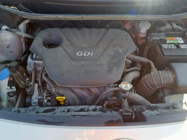 KNADN5A39D6209567 - 2013 KIA RIO EX SILVER photo 7