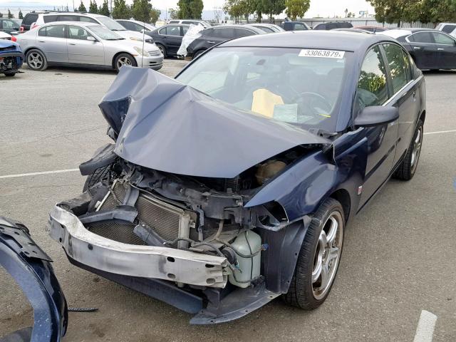 1G8AJ55F47Z144887 - 2007 SATURN ION LEVEL BLUE photo 2