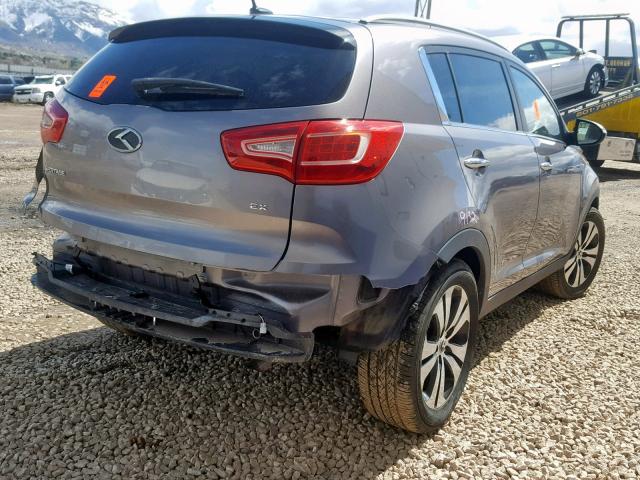 KNDPC3A21B7024745 - 2011 KIA SPORTAGE E SILVER photo 4