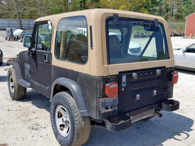 1J4FY29S6RP470311 - 1994 JEEP WRANGLER / BLACK photo 3