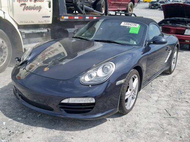 WP0CA2A82AS710422 - 2010 PORSCHE BOXSTER BLUE photo 2