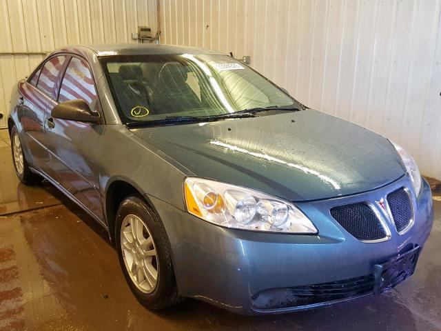 1G2ZF55B064178834 - 2006 PONTIAC G6 SE BLUE photo 1