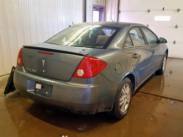 1G2ZF55B064178834 - 2006 PONTIAC G6 SE BLUE photo 4