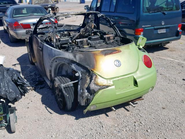 3VWCM31Y94M323406 - 2004 VOLKSWAGEN NEW BEETLE მწვანე ფოტო 3