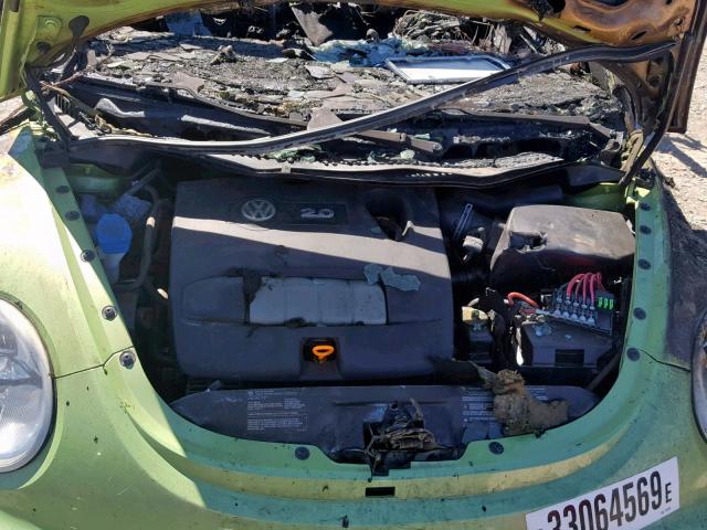 3VWCM31Y94M323406 - 2004 VOLKSWAGEN NEW BEETLE მწვანე ფოტო 7
