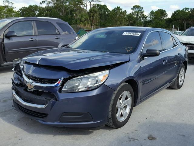 1G11B5SL3EF219602 - 2014 CHEVROLET MALIBU LS BLUE photo 2